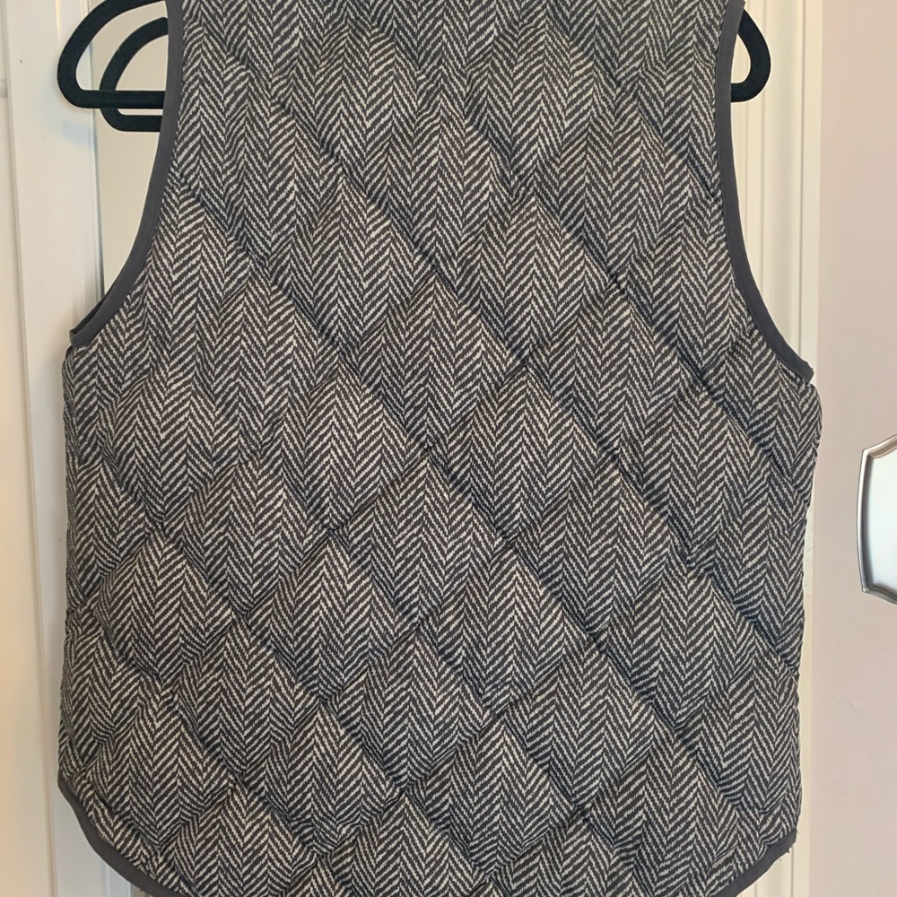 JCrew houndstooth puffer vest - Picture 5 of 8